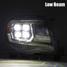 Load image into Gallery viewer, AlphaRex 05-11 Toyota Tacoma NOVA LED Projector Headlights Plank Style Alpha Black w/Activ Light/DRL