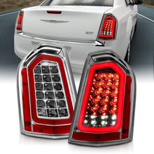 Load image into Gallery viewer, ANZO 11-14 Chrysler 300 LED Taillights Chrome w/ Sequential