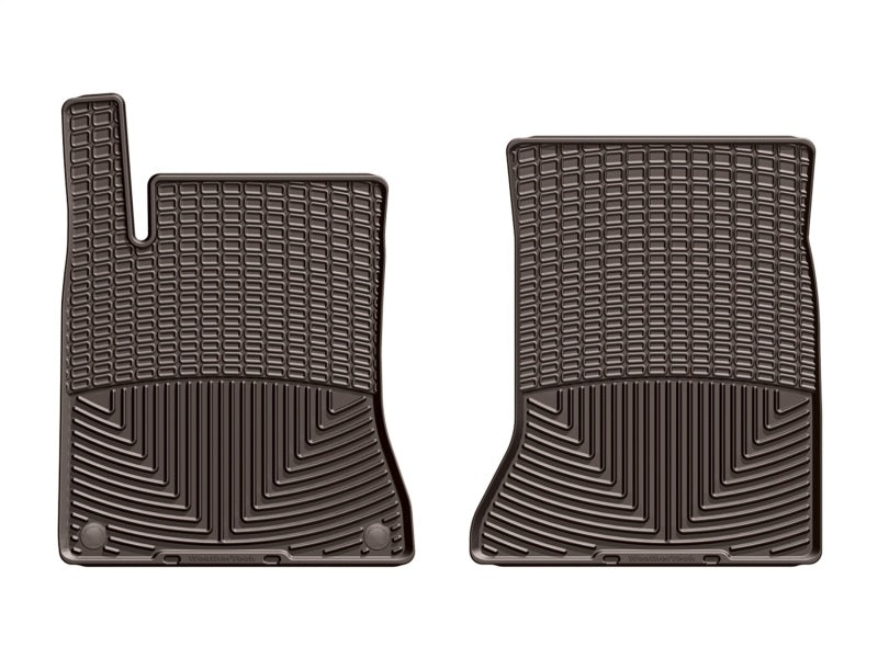 WeatherTech 14-15 Mercedes-Benz CLA/GLA-Class Front Rubber Mats - Cocoa