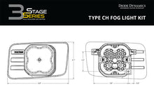 Load image into Gallery viewer, Diode Dynamics SS3 Type CH LED Fog Light Kit Pro - White SAE Driving