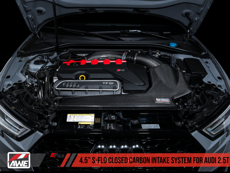 AWE Tuning Audi RS3 / TT RS S-FLO Closed Carbon Fiber Intake