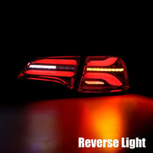 Load image into Gallery viewer, AlphaRex 20-22 Tesla Model Y PRO-Series LED Tail Lights Red Smoke w/Seq Sig