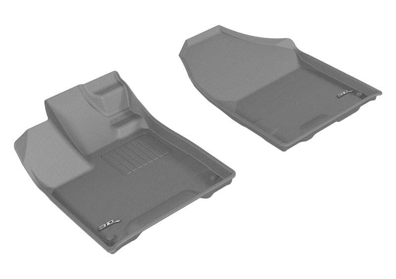 3D MAXpider 2017-2020 Honda Ridgeline Kagu 1st Row Floormat - Gray