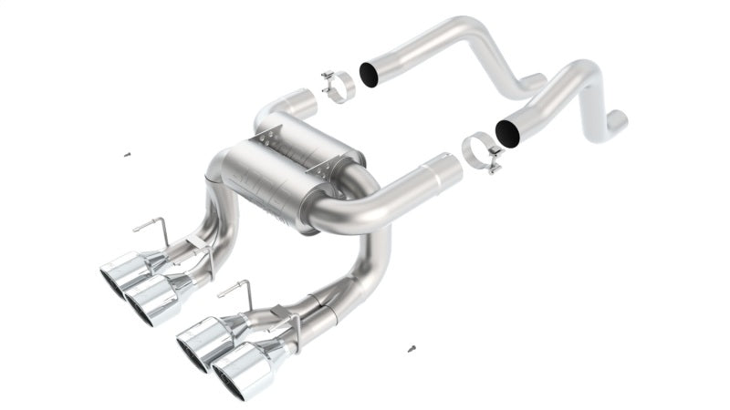 Borla 06-12 Chevrolet Corvette Z06/ZR1 6.2L/7.0L 8cyl Aggressive ATAK Exhaust (rear section only)