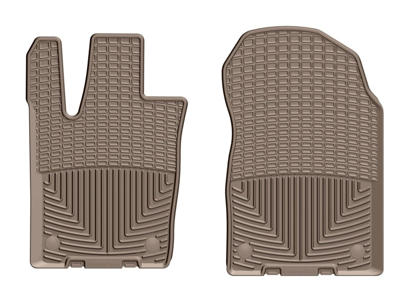 WeatherTech 2016+ Jeep Grand Cherokee / Dodge Durango Front Rubber Mats - Tan