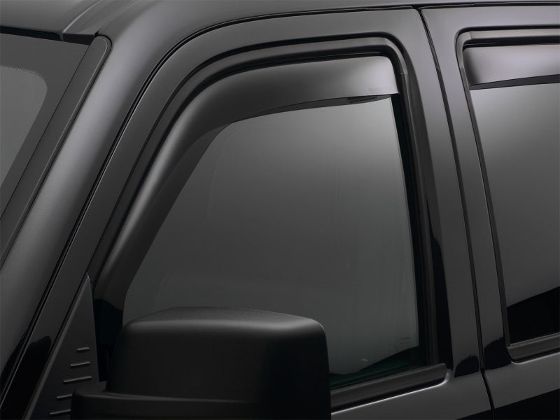 WeatherTech 15+ Jeep Renegade Front Side Window Deflectors - Dark Smoke