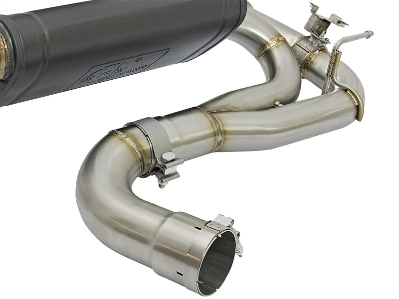 aFe MACHForce XP 16-17 BMW 340i/iX 440i/iX L6-3.0L (t) SS Axle-Back Exhaust w/Polished Tips