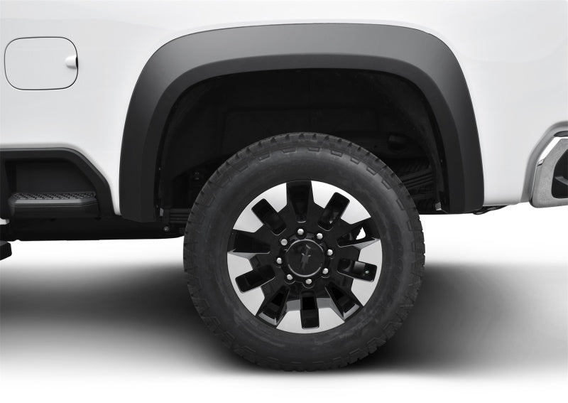 Bushwacker 2020 Chevrolet Silverado 2500 Extend-A-Fender Style Flares Rear 2pc - Black