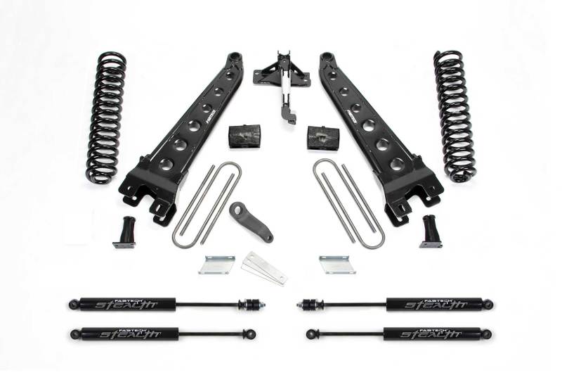 Fabtech 17-21 Ford F250/F350 4WD Diesel 6in Rad Arm Sys w/Coils & Stealth