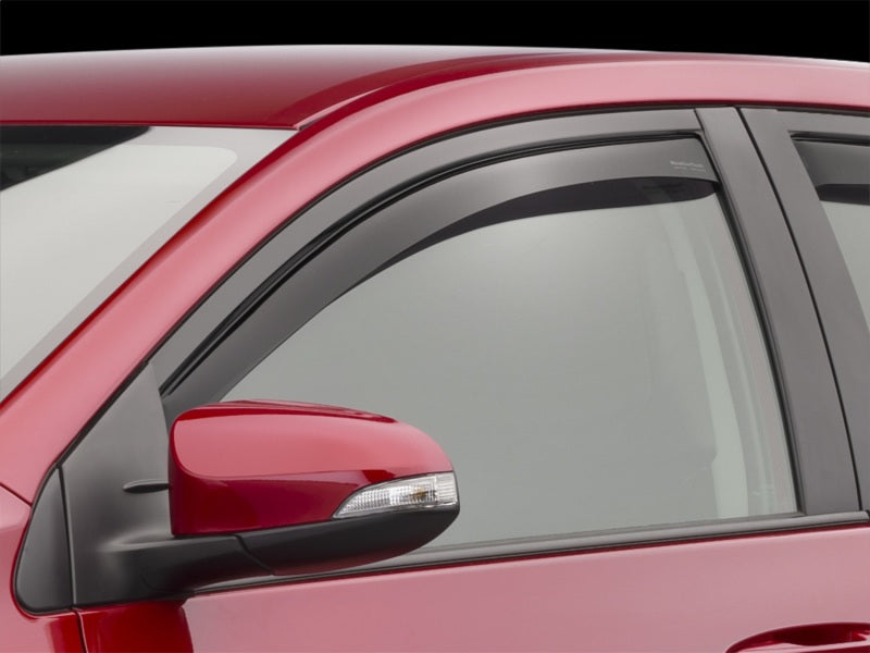 WeatherTech 14+ Toyota Corolla Front Side Window Deflectors - Dark Smoke