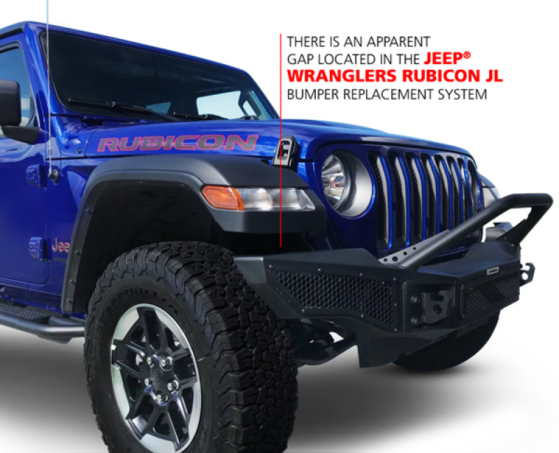 Go Rhino 07-20 Jeep Wrangler JL/JLU/JK/JKU/Gladiator JT Rockline Full Width Bumper