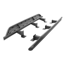 Load image into Gallery viewer, Go Rhino 20-24 Jeep Gladiator JT Xtreme Frame Mount Sliders - Tex. Blk (Drilling Req.)