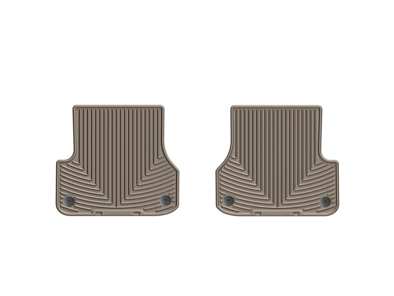 WeatherTech 12+ Audi A6/S6 Rear Rubber Mats - Tan