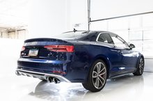 Load image into Gallery viewer, AWE Tuning Audi B9 S4 Touring Edition Exhaust - Non-Resonated (Silver 102mm Tips)