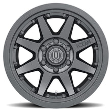 Load image into Gallery viewer, ICON Rebound Pro 17x8.5 5x150 25mm Offset 5.75in BS 110.1mm Bore Satin Black Wheel