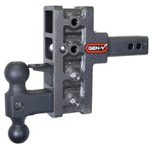 Load image into Gallery viewer, Gen-Y Mega Duty 2in Shank 5in Offset Drop 1.5K TW 10K Hitch w/GH-031 Dual-Ball/GH-032 Pintle Lock