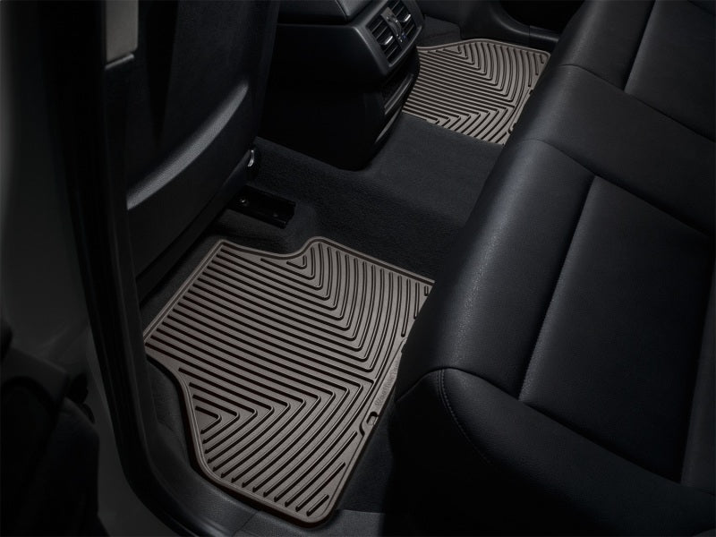 WeatherTech 2011+ BMW X3 Rear Rubber Mats - Cocoa