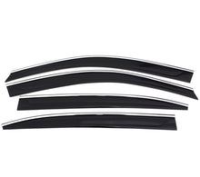 Load image into Gallery viewer, AVS 16-20 Kia Sorento Ventvisor Low Profile Window Deflectors 4pc - Smoke w/Chrome Trim