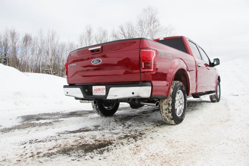 MBRP 2015 Ford F-150 5.0L 3in Cat Back Dual Split Side Exit T409 Exhaust System