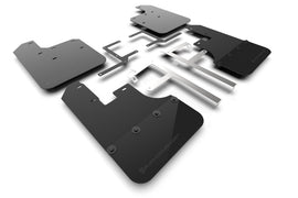 Rally Armor 19-25 Jeep Gladiator JT (Incl. Overland/Sport/Sport S) Black Mud Flap w/Met. Black Logo