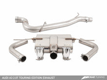 Load image into Gallery viewer, AWE Tuning Audi 8V A3 Touring Edition Exhaust - Dual Outlet Chrome Silver 90 mm Tips