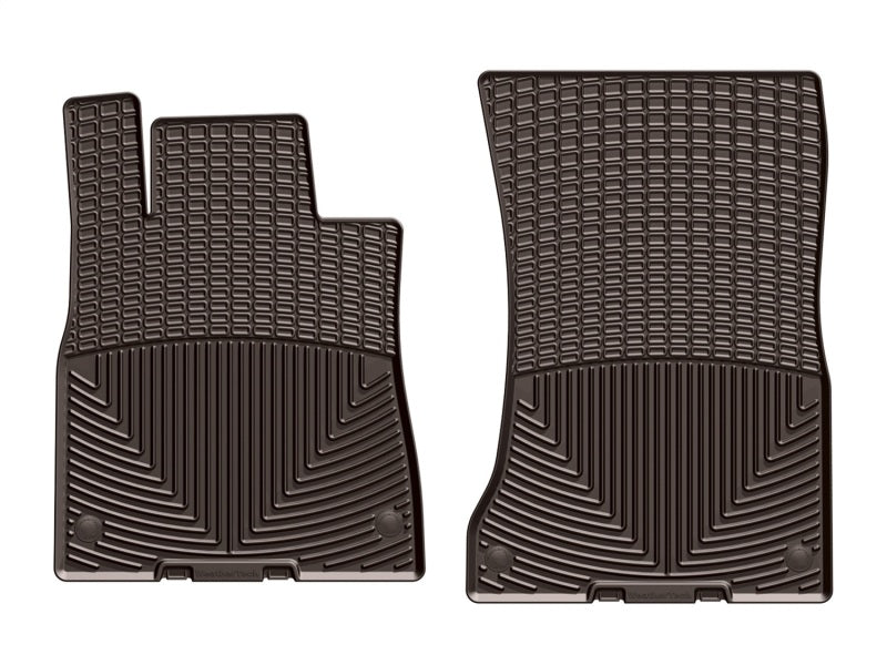 WeatherTech 2014+ Mercedes-Benz S-Class Front Rubber Mats - Cocoa