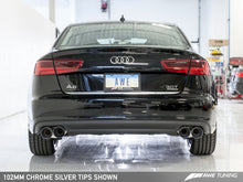 Load image into Gallery viewer, AWE Tuning Audi C7.5 A6 3.0T Touring Edition Exhaust - Quad Outlet Chrome Silver Tips