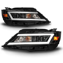 Load image into Gallery viewer, Anzo 14-20 Chevrolet Impala Square Projector LED Bar Headlights w/ Black Housing