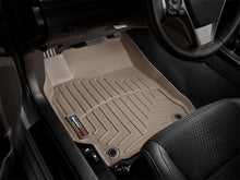 Load image into Gallery viewer, WeatherTech 2015+ Ford F-150 Supercab/Supercrew Front FloorLiner - Tan w/ First Row Bucket Seats