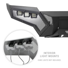 Load image into Gallery viewer, Go Rhino 16-21 Tacoma Element Front Bumper w/ Power Actuated Hide-away Light Bar Mount Tex Black