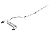 Borla 16-18 Ford Focus RS 2.3L MT AWD ATAK Catback Exhaust w/ Black Chrome Tip