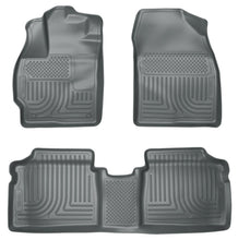 Load image into Gallery viewer, Husky Liners 10-12 Toyota Prius WeatherBeater Combo Gray Floor Liners