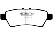 Load image into Gallery viewer, EBC 05-12 Nissan Pathfinder 4.0 Greenstuff Rear Brake Pads