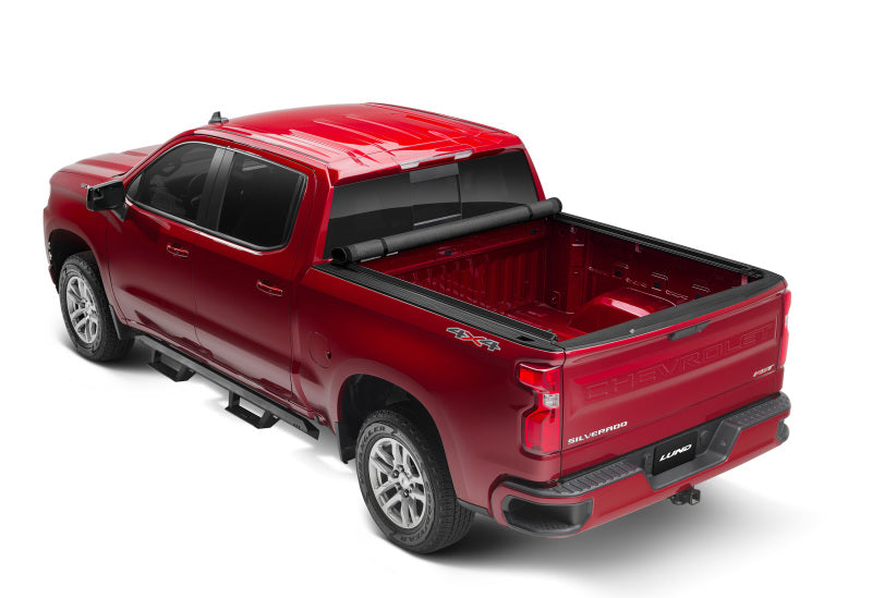 Lund 19-23 Chevrolet Silverado 1500 6.5ft Bed Genesis Elite Roll Up Tonneau - Black