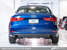 Load image into Gallery viewer, AWE Tuning Audi 8V A3 Touring Edition Exhaust - Dual Outlet Diamond Black 90 mm Tips