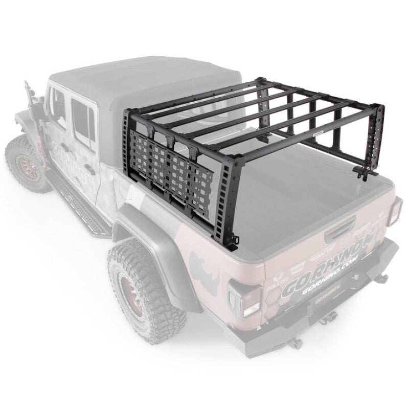 Go Rhino 19-21 Jeep Gladiator XRS Overland Xtreme Rack - Black