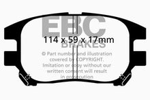 Load image into Gallery viewer, EBC 02-03 Lexus RX300 3.0 2WD Greenstuff Front Brake Pads