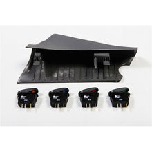 Load image into Gallery viewer, Rugged Ridge A-Pillar 4 Switch Pod Kit Black RHD 07-10 Jeep Wrangler