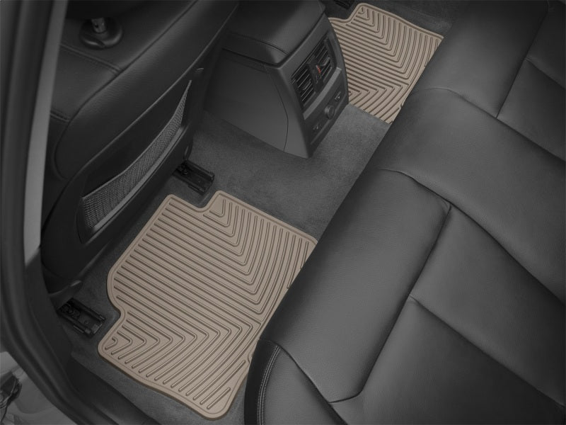 WeatherTech 12+ BMW 3-Series (F30) Rear Rubber Mats - Tan