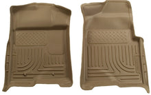 Load image into Gallery viewer, Husky Liners 09-12 Ford F-150 Regular/Super/Super Crew Cab WeatherBeater Tan Floor Liners