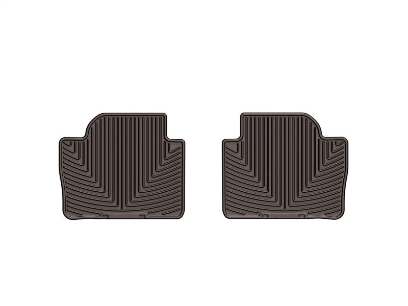 WeatherTech 2012+ BMW 3-Series (F30) Rear Rubber Mats - Cocoa