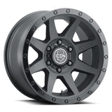 ICON Rebound 17x8.5 5x150 25mm Offset 5.75in BS 110.1mm Bore Double Black Wheel