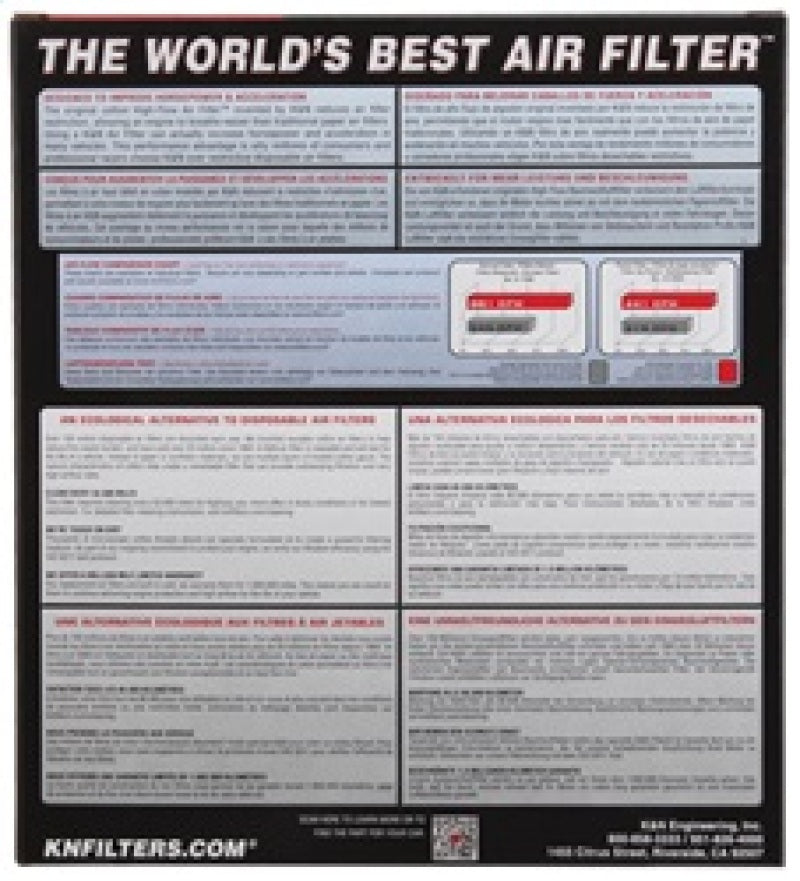 K&N Replacement Unique Panel Air Filter for 10-13 Honda VFR1200/F 1235/1237