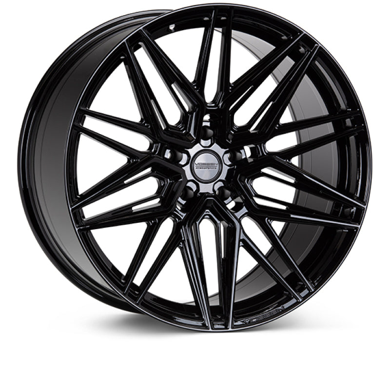 Vossen HF-7 22x9.5 / 5x130 / ET42 / Flat Face / 71.6 - Gloss Black Wheel