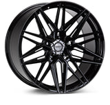 Vossen HF-7 20x9 / 5x112 / ET25 / Flat Face / 66.5 - Gloss Black Wheel