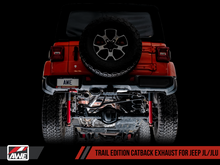 Load image into Gallery viewer, AWE Tuning 2018+ Jeep Wrangler JL/JLU 3.6L Trail Edition Cat-Back Exhaust