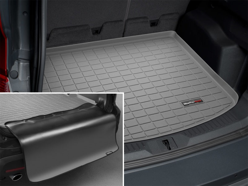 WeatherTech 2020+ Audi Q5 PHEV Cargo With Bumper Protector - Cocoa