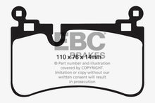 Load image into Gallery viewer, EBC 08-13 Mercedes-Benz C63 AMG (W204) 6.2 Bluestuff Rear Brake Pads