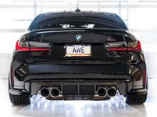 Load image into Gallery viewer, AWE SwitchPath Catback Exhaust for BMW G8X M3/M4 - Chrome Silver Tips