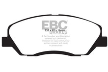 Load image into Gallery viewer, EBC 06-09 Hyundai Entourage 3.8 Greenstuff Front Brake Pads